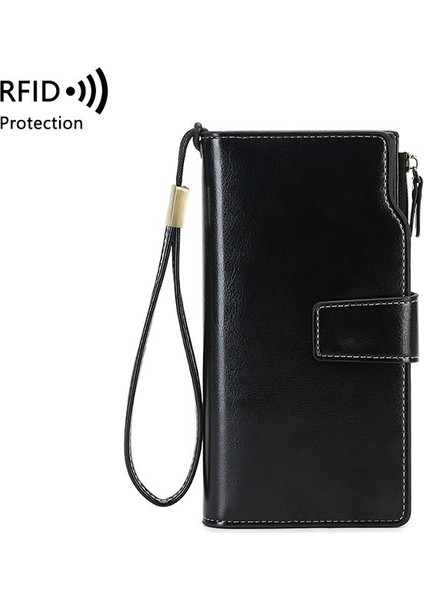 Rfıd Hırsızlığa Karşı Fırça Bayan Cüzdanı Uzun Debriyaj (Yurt Dışından)