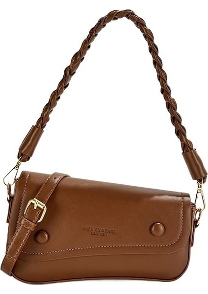 Sade ve Dokulu Koltuk Altı Çantası (Yurt Dışından)