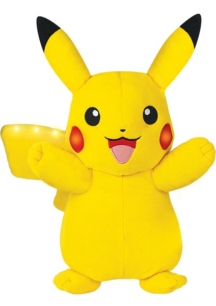 Pikachu Sesli & Işıklı Pelüş Figür