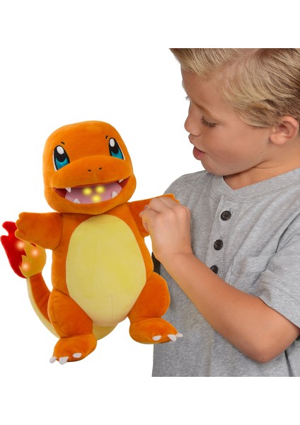 Charmander Sesli & Işıklı Pelüş Figür