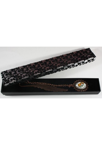 Çift Karanfil Desenli İznik Çinili Kitap Ayracı fiyatları