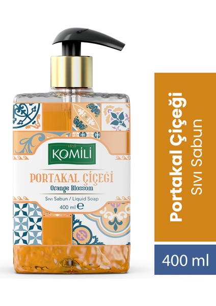 Premium Portakal Çiçeği Sıvı Sabun - Portakal Kokulu - 400 ml