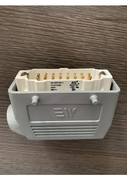 16A 400V 6kv 3 -16 Pin Alüminyum Gövde Yandan Giriş.