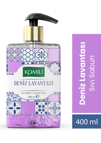 Premium Deniz Lavantası Sıvı Sabun - Lavanta Kokulu - 400 ml