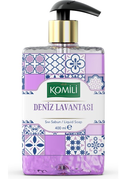 Premium Deniz Lavantası Sıvı Sabun - Lavanta Kokulu - 400 ml