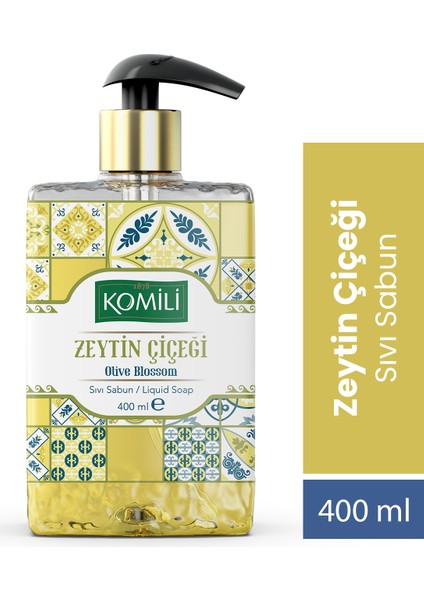 Premium Zeytin Çiçeği Sıvı Sabun - Zeytin Çiçeği Kokulu - 400 ml