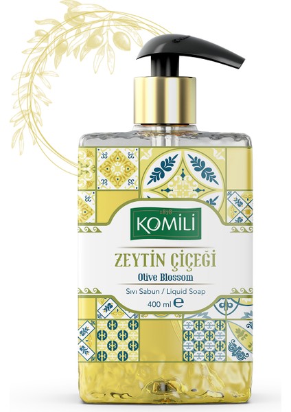 Premium Zeytin Çiçeği Sıvı Sabun - Zeytin Çiçeği Kokulu - 400 ml