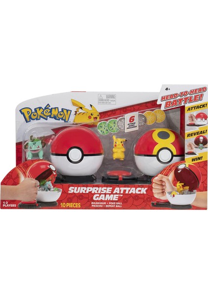 Sürpriz Atak Oyun Seti Seri 1 - Bulbasaur ve Pikachu