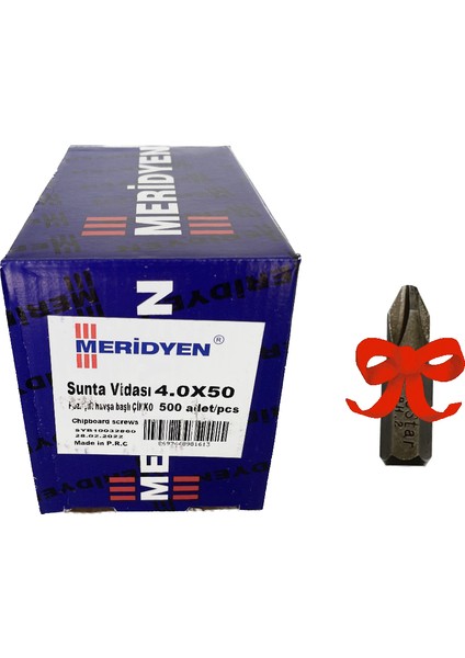 4.0X50 Sunta Vidası 500 Adet