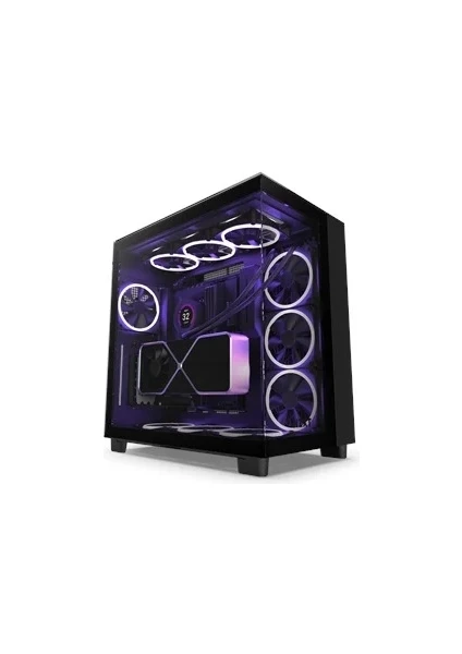 H Series H9 Elite Edition CM-H91EB-01 Temperli Cam Siyah Mid Tower Gaming (Oyuncu) Kasa