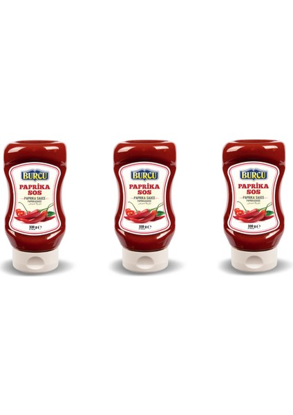 Paprika Sos 330 gr x 3 Adet