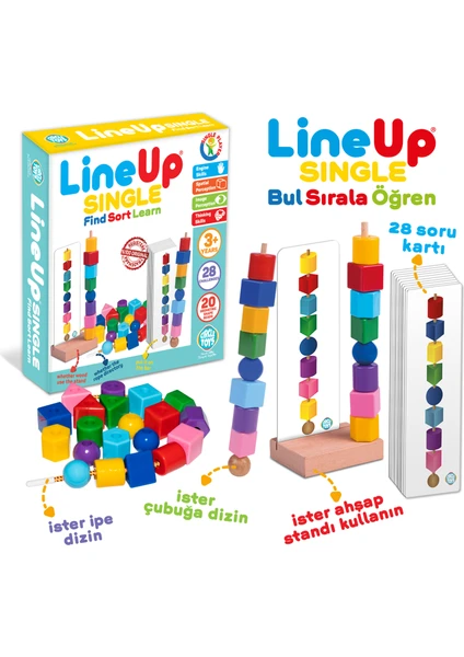 Circle Toys Line Up Single Bul Sırala Öğren - Tek Oyuncu