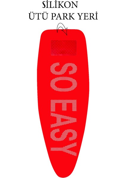 So Easy Slikon Park & Go Ütü Masası Kılıfı Bezi Örtüsü