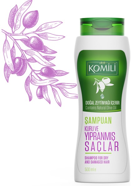 Kuru ve Yıpranmış Saçlar Için Vegan Temel Bakım Şampuanı - 500 ml modelleri