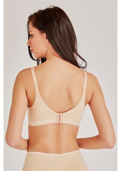 Penye Protez Önden Fermuarlı Ten Toparlayıcı Sütyen C6T7N2O7 fiyatları