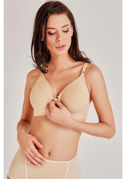 Penye Protez Önden Fermuarlı Ten Toparlayıcı Sütyen C6T7N2O7 modelleri