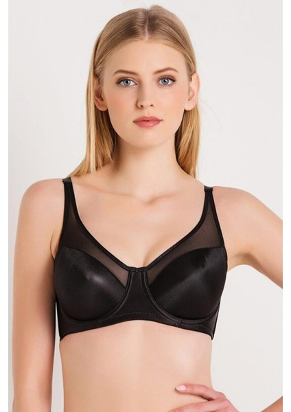 Büyük Beden Toparlayıcı Siyah Renk İçi Boş Sütyen C1T7N8O3 fiyatları