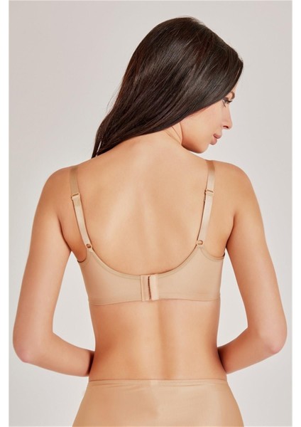 Büyük Beden Toparlayıcı Koyu Ten Renk İçi Boş Sütyen C1T7N8O3 fiyatları