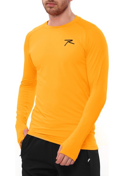 Uzun Kollu T-Shirt Importo Oranj