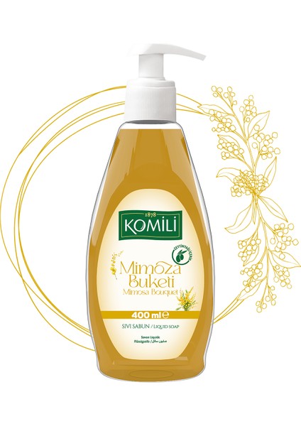 Mimoza Buketi Sıvı Sabun - Mimoza Kokulu - 400 Ml