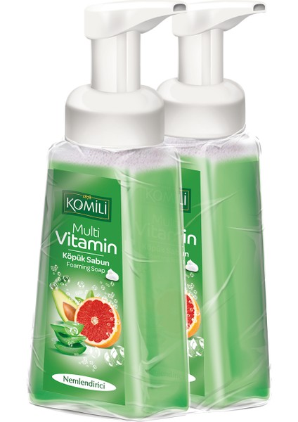 Köpük Sabun Multi Vitamin  250 ml + 250 ml