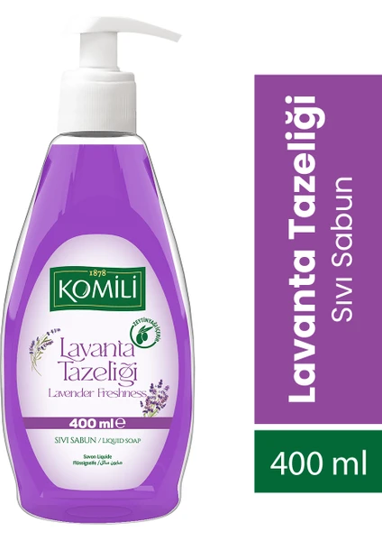 Lavanta Tazeliği Sıvı Sabun - Lavanta Kokulu - 400 ml