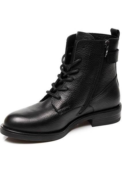 29240 Kadın Siyah Hakiki Deri Bot fiyatları