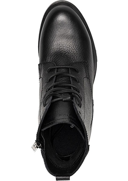 29240 Kadın Siyah Hakiki Deri Bot modelleri