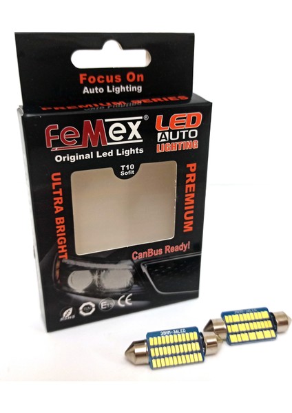 Audi A3 (1996-2003) LED Plaka Aydınlatma Ampul Seti Parlak Beyaz