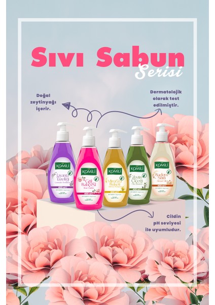 Gül Bahçesi Sıvı Sabun - Gül Kokulu - 400 ml