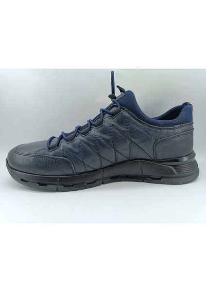 Lacivert Hakiki Deri Erkek Ayakkabı