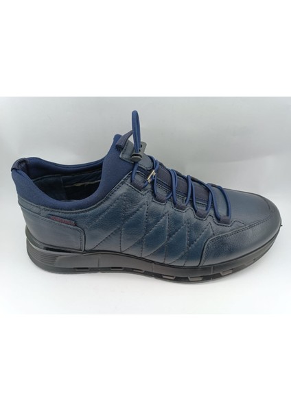 Lacivert Hakiki Deri Erkek Ayakkabı fırsatları