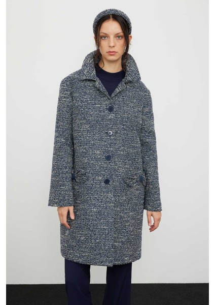 Erkek Yaka Düğmeli Kap Standart Renk k2416304_089