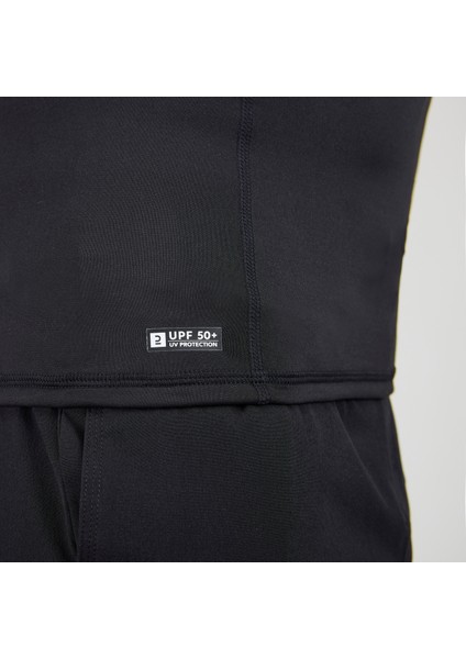 Olaian Erkek Uv Korumalı Kısa Kollu Sörf Tişörtü - Siyah - 500 fırsatları