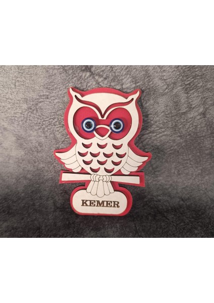 Magnet Baykuş Hayvan Nazar Boncuk Buzdolabı Süsü Ahşap Magnet Mıknatıslı Hediyelik Eşya