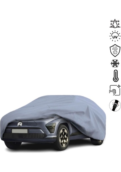Hyundai Kona 2 (2023-) Araba Brandası Miflonlu 4 Mevsim Oto Branda