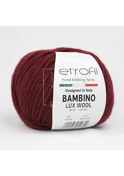 Bambino Lux Wool 70316 Koyu Kırmızı