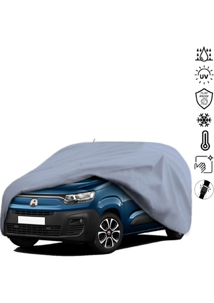 Fiat Doblo 3 K9 (2022-) Araba Brandası Miflonlu 4 Mevsim Oto Branda