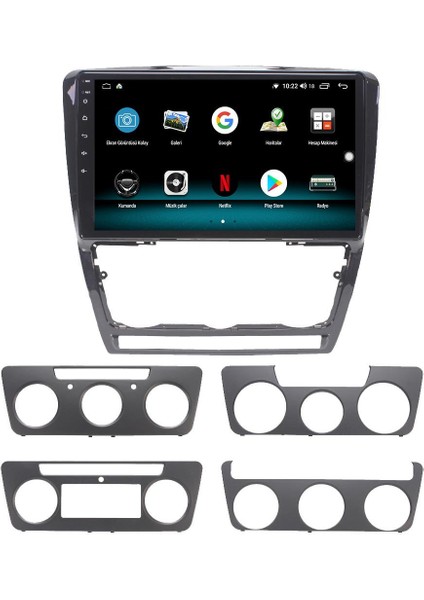 Skoda Octavia Android 13 Multimedya Carplay 4gb RAM+64GB HDD 2007-2012 Navigasyon Ekran