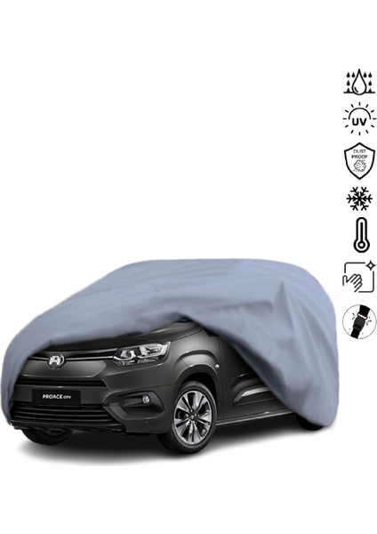 Toyota Proace City Verso Swb (2020-) Araba Brandası Miflonlu 4 Mevsim Oto Branda