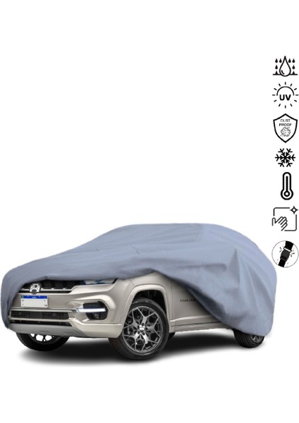 Jeep Commander (2021-) Araba Brandası Miflonlu 4 Mevsim Oto Branda