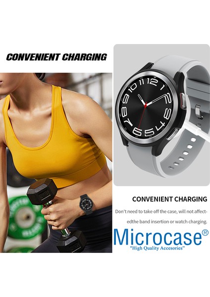 Samsung Galaxy Watch 6 Classic 47MM Önü Açık Sert Slim Rubber Kılıf - AL3172 indirimleri