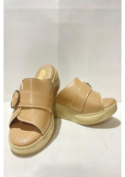 Kadın Reso Ten Konfor Ortopedik Taban Tokalı Terlik 130 modelleri