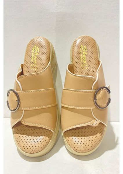 Kadın Reso Ten Konfor Ortopedik Taban Tokalı Terlik 130 fırsatları