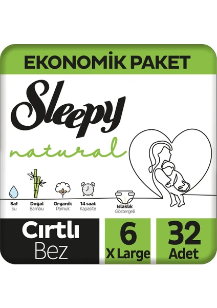 Nat.2li Jumbo Xl 6 Beden 32'Li