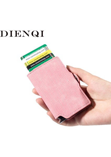 Pembe (Isim Hizmeti) Rfid Engelleme Kartı Tutacağı Kadın Cüzdanları Küçük Minimalist Metal Cüzdan Pembe Mini Para Çantaları Bayanlar Kısa Cüzdan Blackpink Temalı 2021 (Yurt Dışından) fiyatları