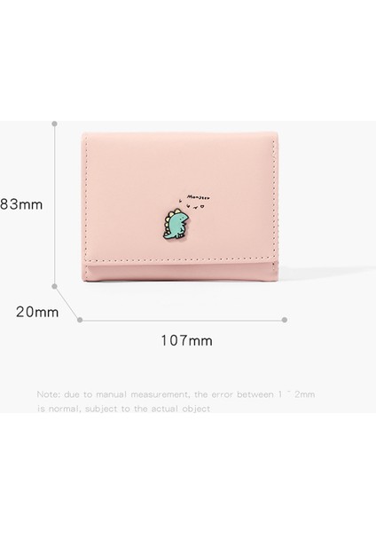 Mavi Moda Küçük Cüzdan Kadın Kısa Üç Katlı Ince Çantalar Bayanlar Para Çantası Kore Kadın Holografik Cüzdan 2021 Cüzdan Ince Vallet (Yurt Dışından)