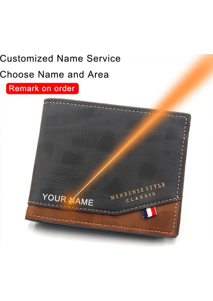 Black-B-Name 2021 Moda Lüks Deri Marka Billfold Erkek Cüzdan Para Çantası Fermuarlı Küçük Para Çantası Dolar Ince Ince Para Klipsi Cüzdan (Yurt Dışından) fiyatları