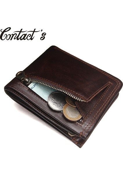 M1229 Kişinin Hakiki Deri Gravür Cüzdan Erkekler Vintage Marka Para Çantası Zip Bozuk Para Cüzdanı Cüzdan Bifold Yüksek Kaliteli Kart Tutucu (Yurt Dışından)