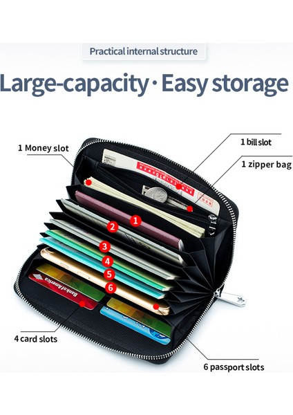 Mor Yeni Hakiki Deri Kadın Cüzdanları Çok Yönlü Pasaport Tutucu Kapak Tutucular Çek Karnesi Erkekler Bankbook Kredi Kartları Cüzdan Rfid (Yurt Dışından)